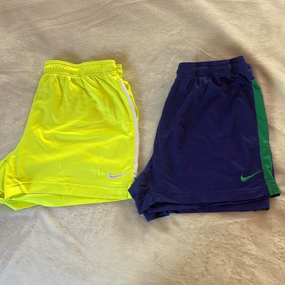 Nike DRI-FIT women’s shorts. Both pair only tried on. Large.